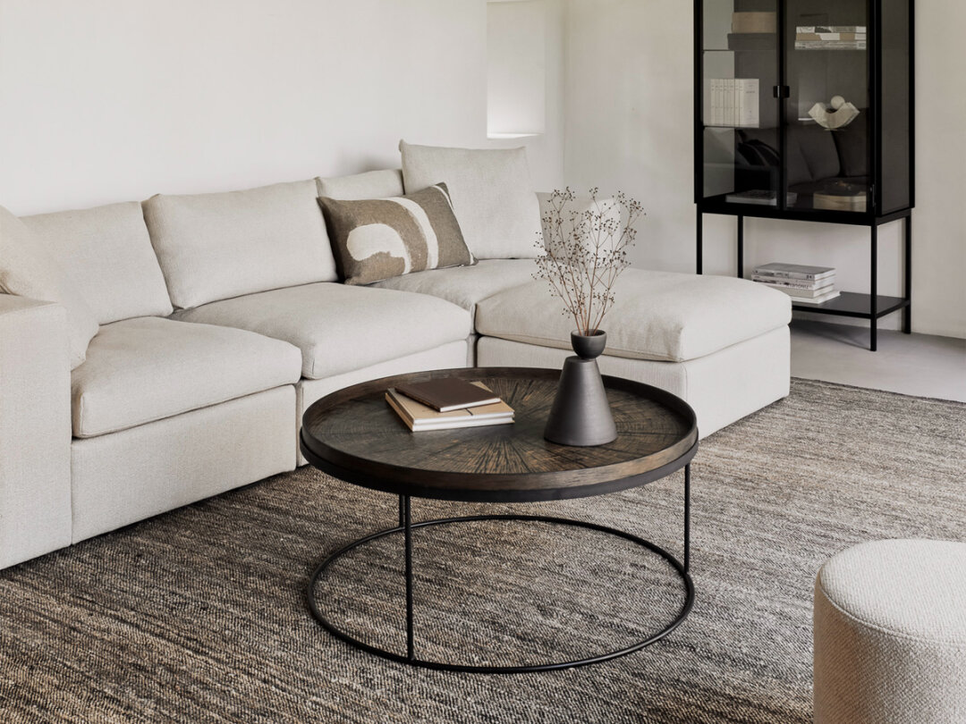 Rond dienblad salontafel - XL