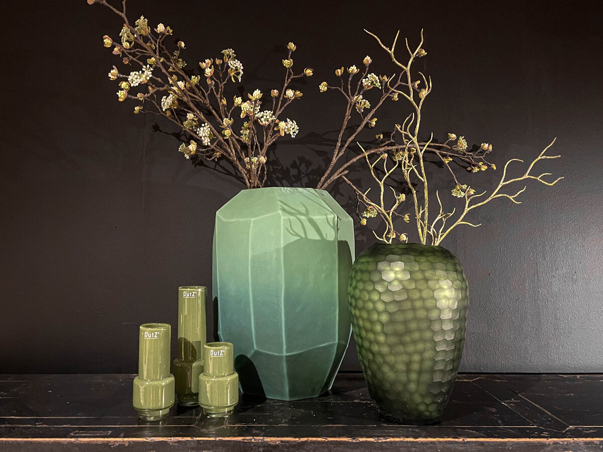 Set groene vazen