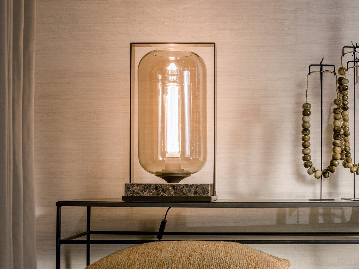 Tafellamp Eve Tube marble