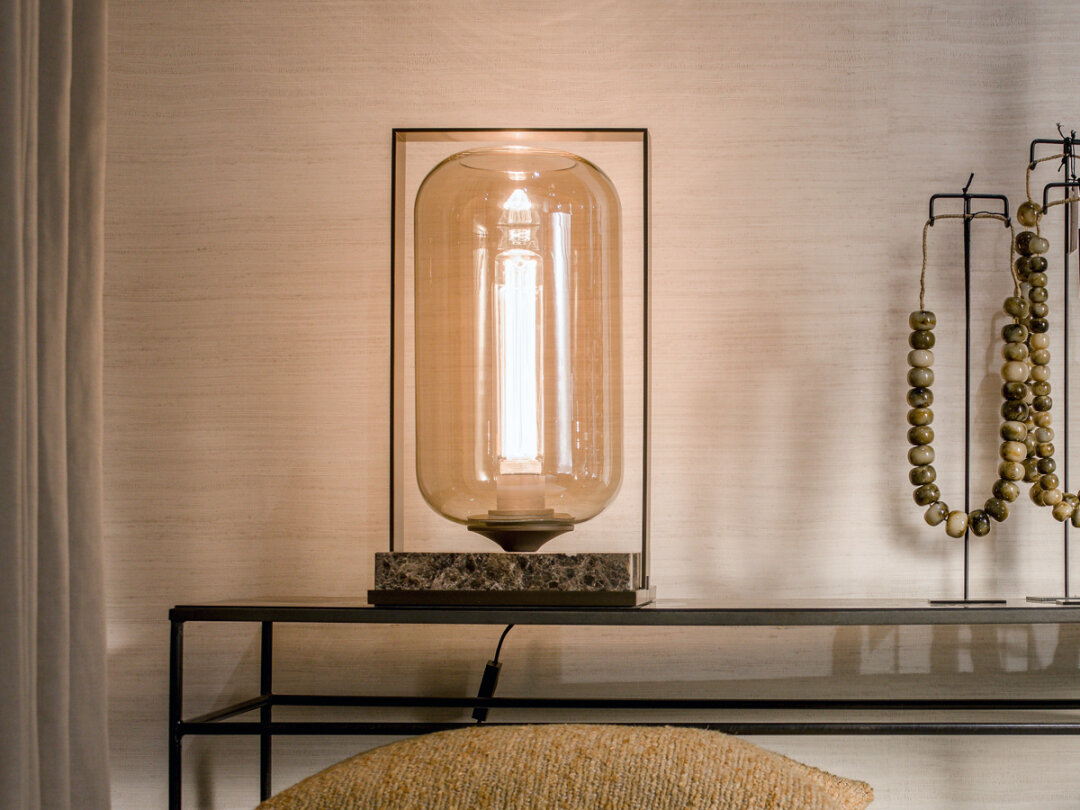 Tafellamp Eve Tube marble