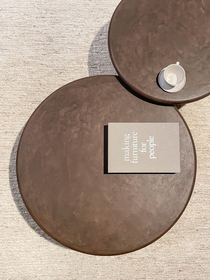 Salontafel Mortex rond - set van 2