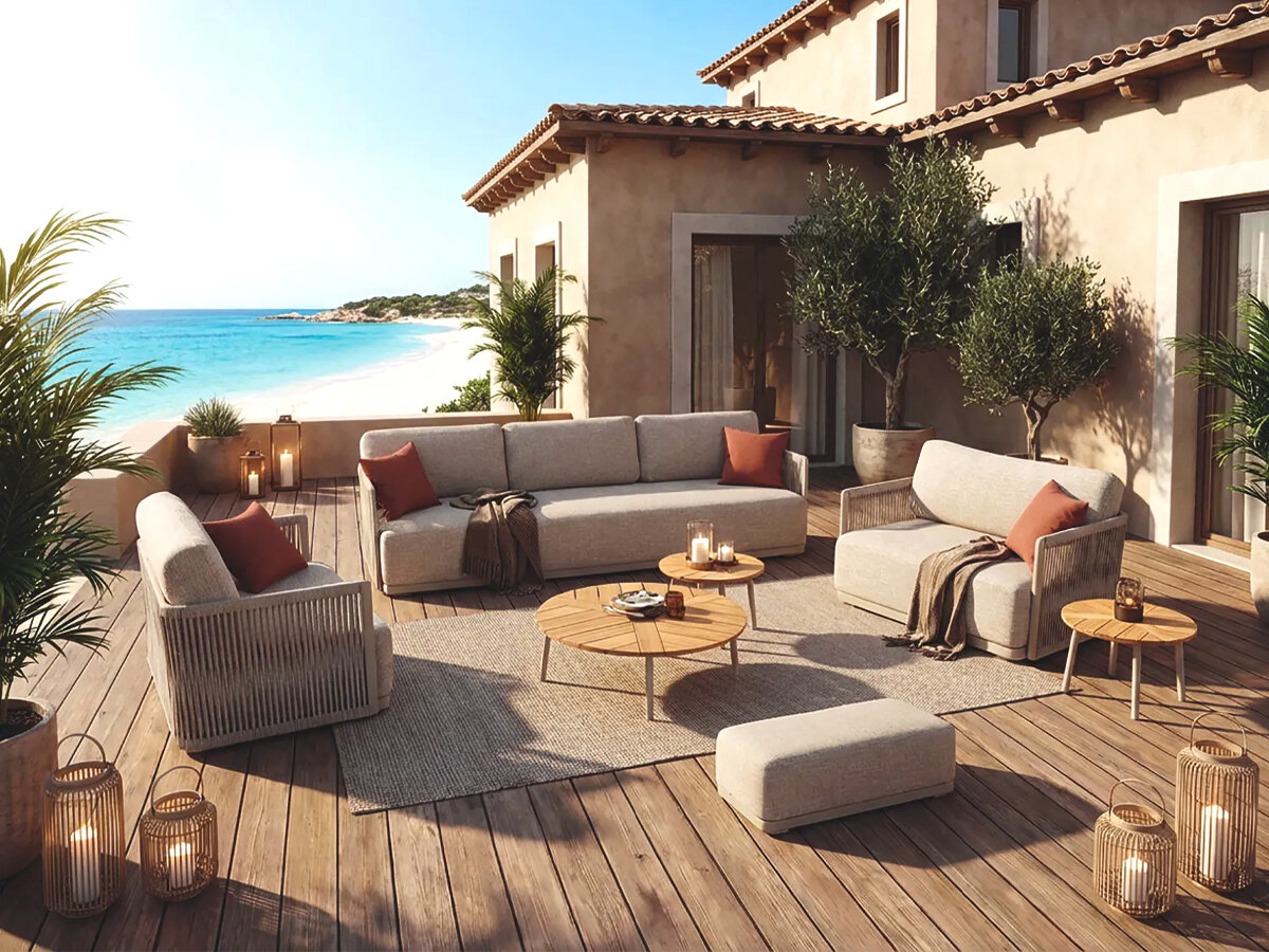 Melbourne outdoor sofa 3 zit