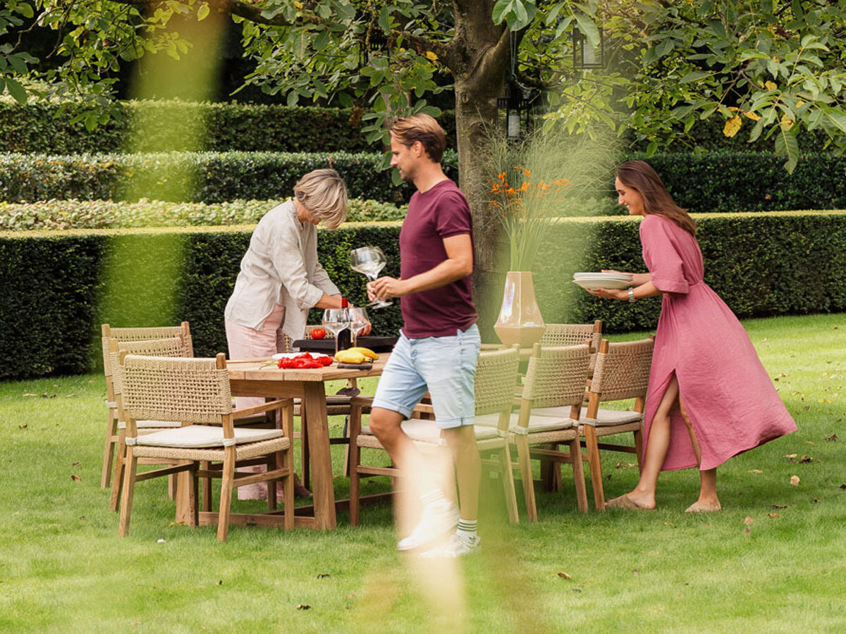 Menorca outdoor stoel - met armleuning