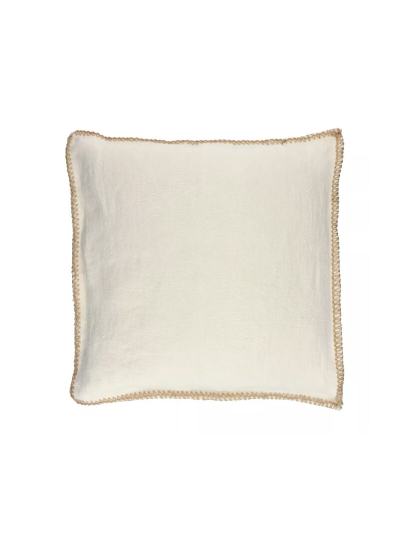 Sierkussen Stitch gebroken wit