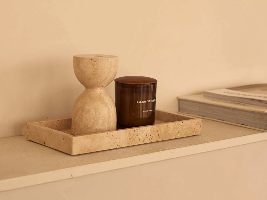 Dienblad Travertine 30x15 cm