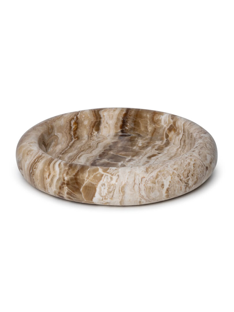 Sandal onyx turban bowl 40cm