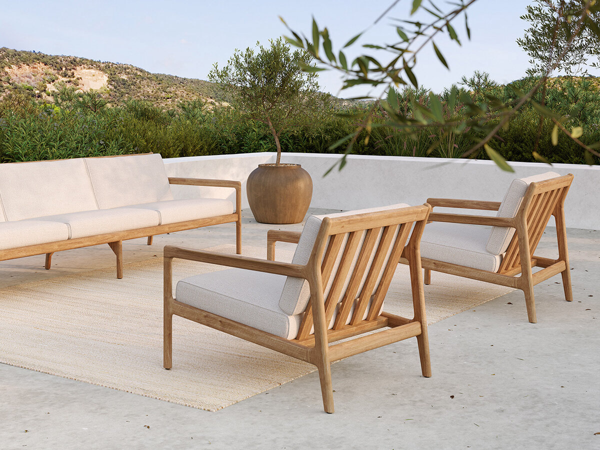 Outdoor loungestoel Jack - off white