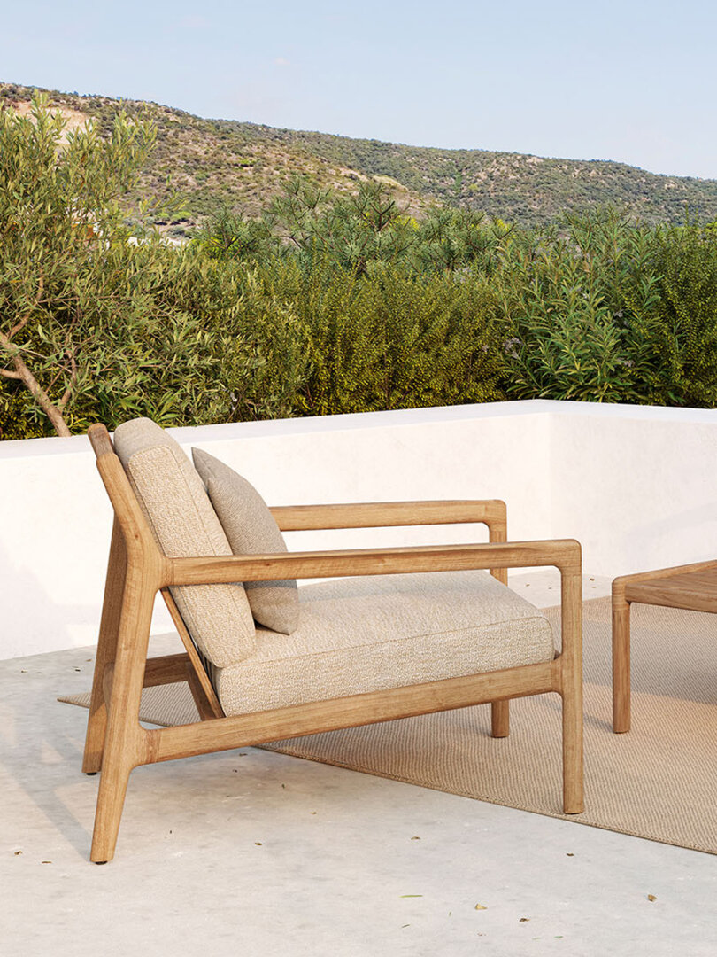 Outdoor loungestoel Jack - natural