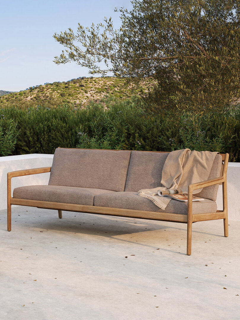 Outdoor sofa Jack 2 zit - mocha