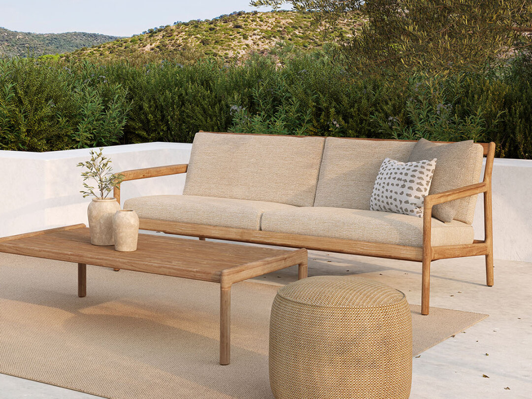 Outdoor sofa Jack 2 zit - natural