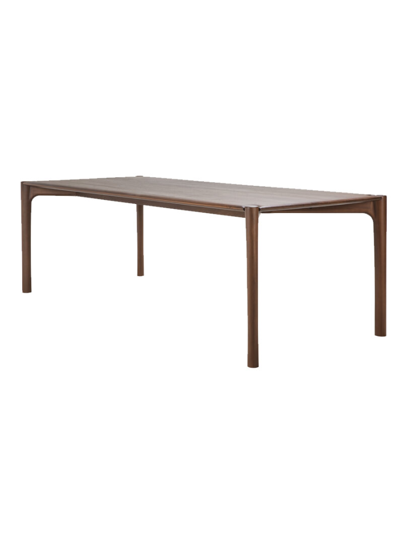 Eettafel PI - bruin teakhout