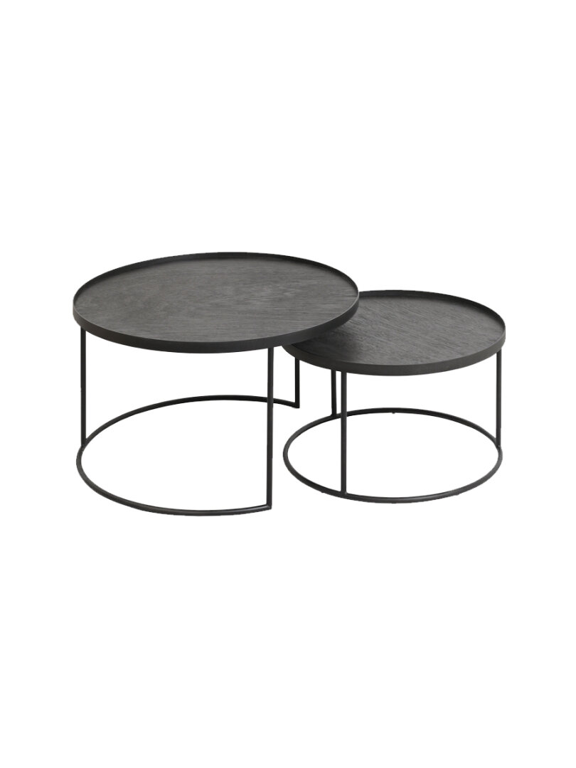 Rond dienblad salontafel set - S/L
