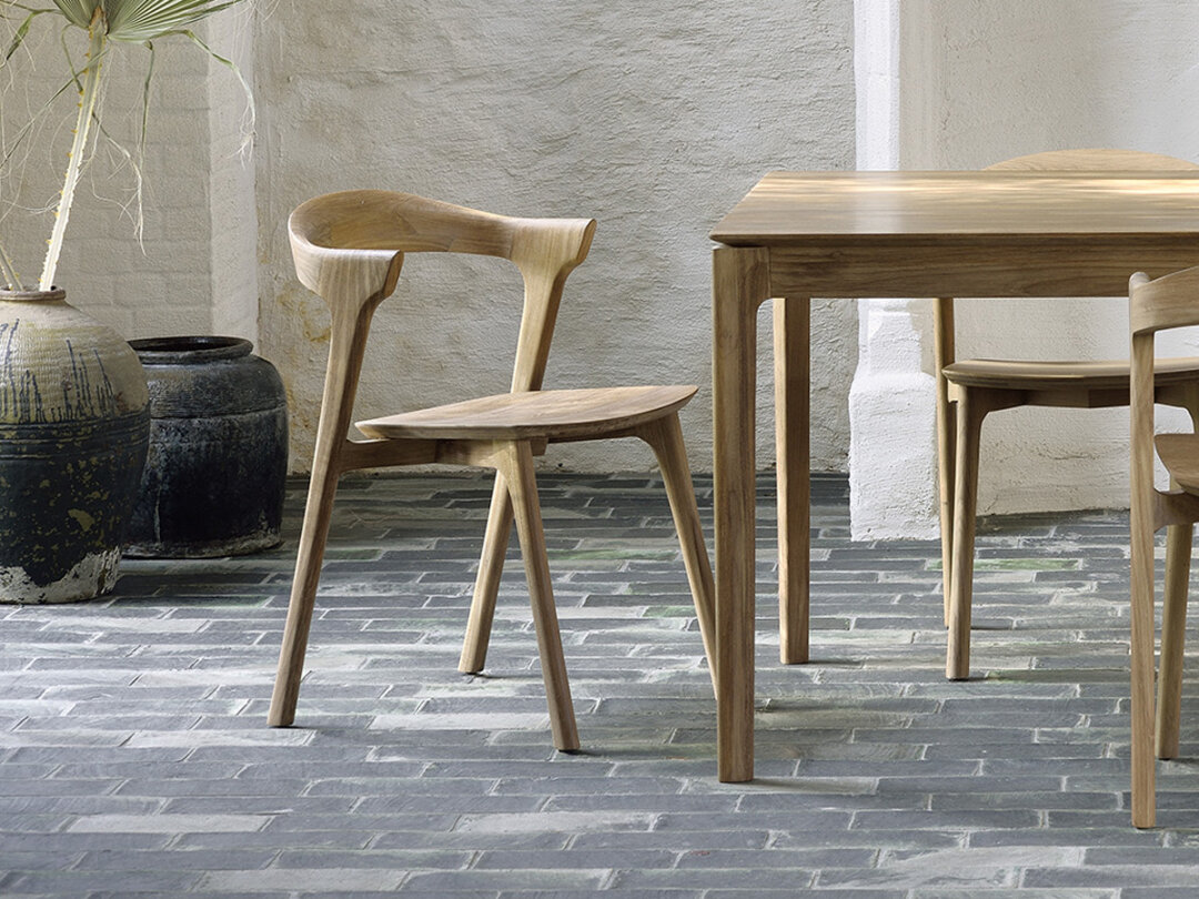 Eetkamerstoel Bok - naturel teak