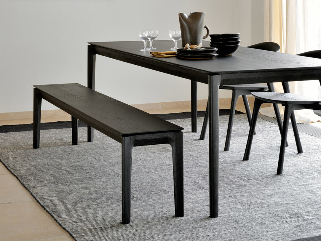 Eettafel Bok - zwart eiken