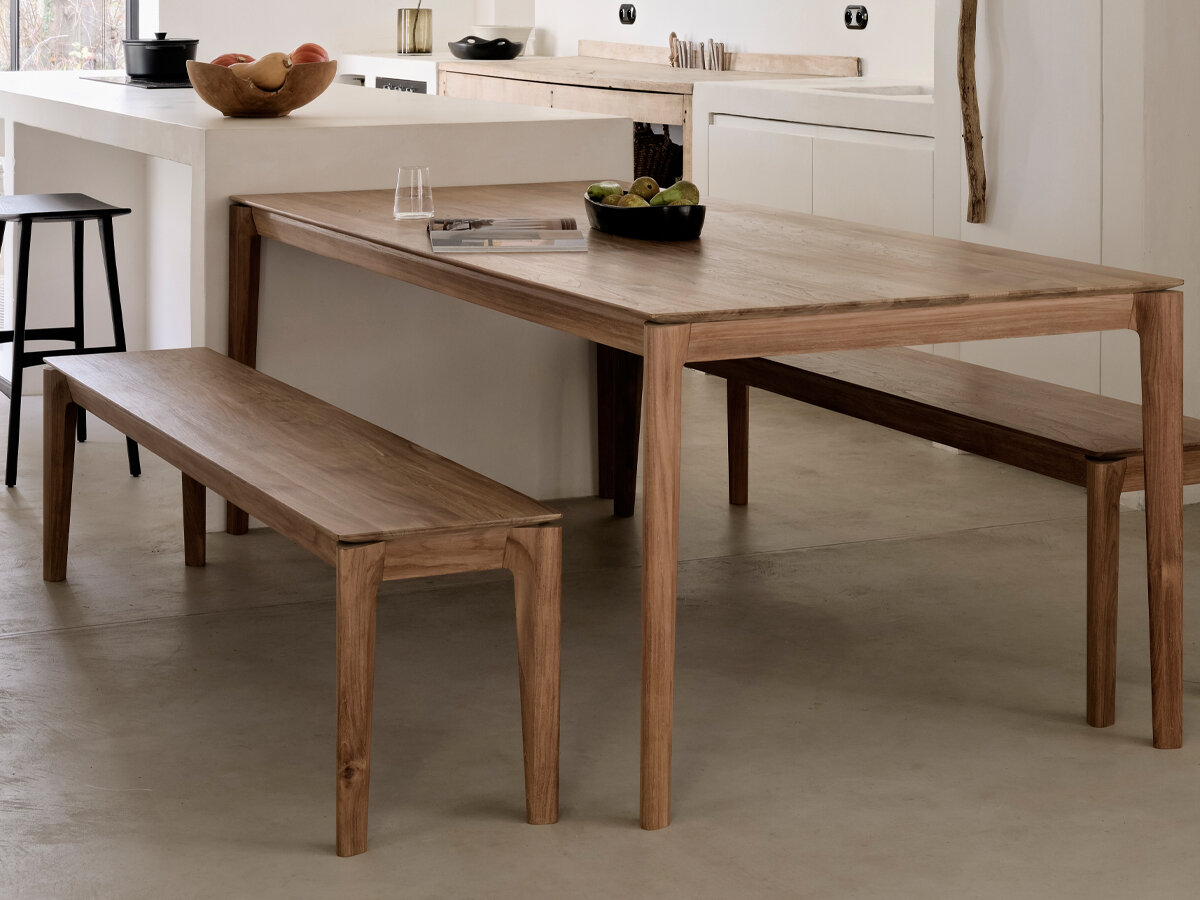 Eettafel Bok - naturel teak