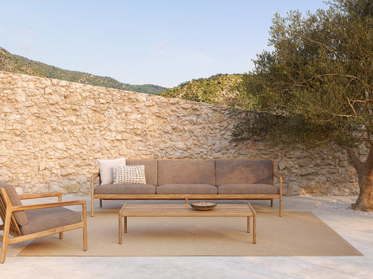 Outdoor sofa Jack 3 zit - mocha