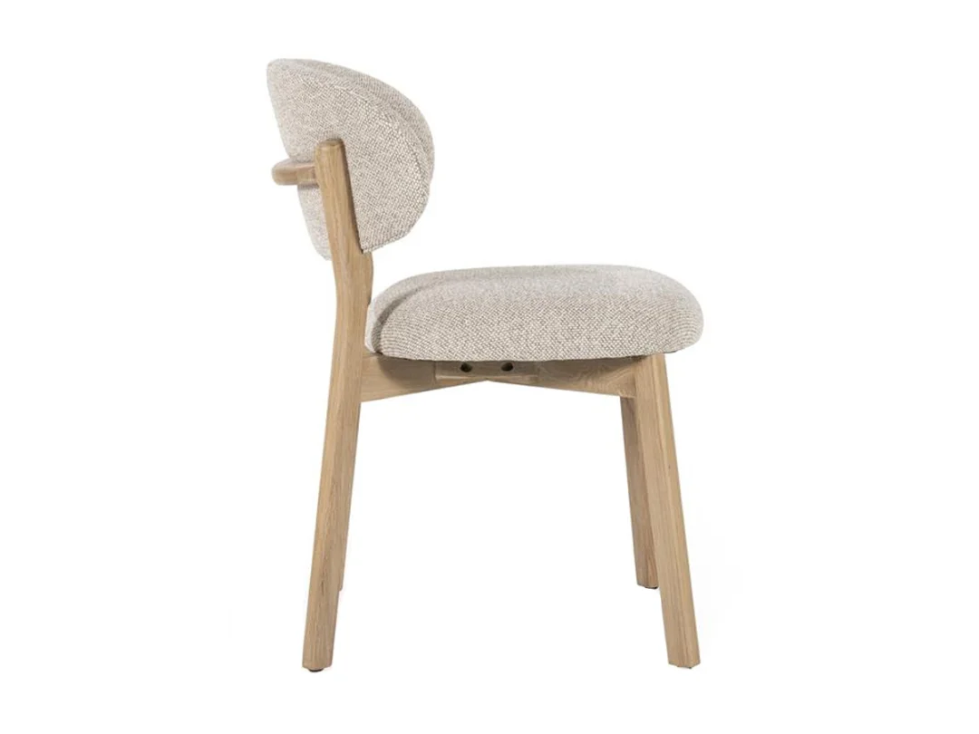 Eetkamerstoel Mano - naturel/taupe