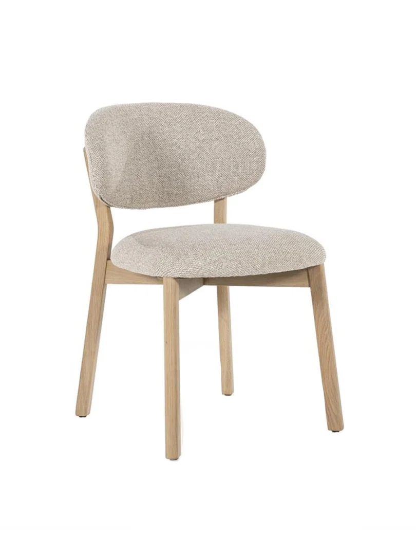 Eetkamerstoel Mano - naturel/taupe