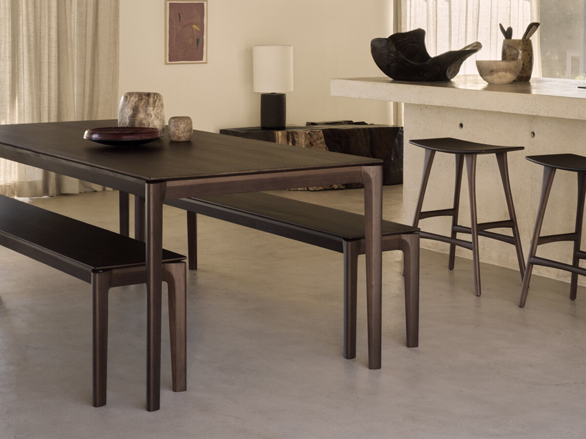 Eettafel Bok - bruin teak