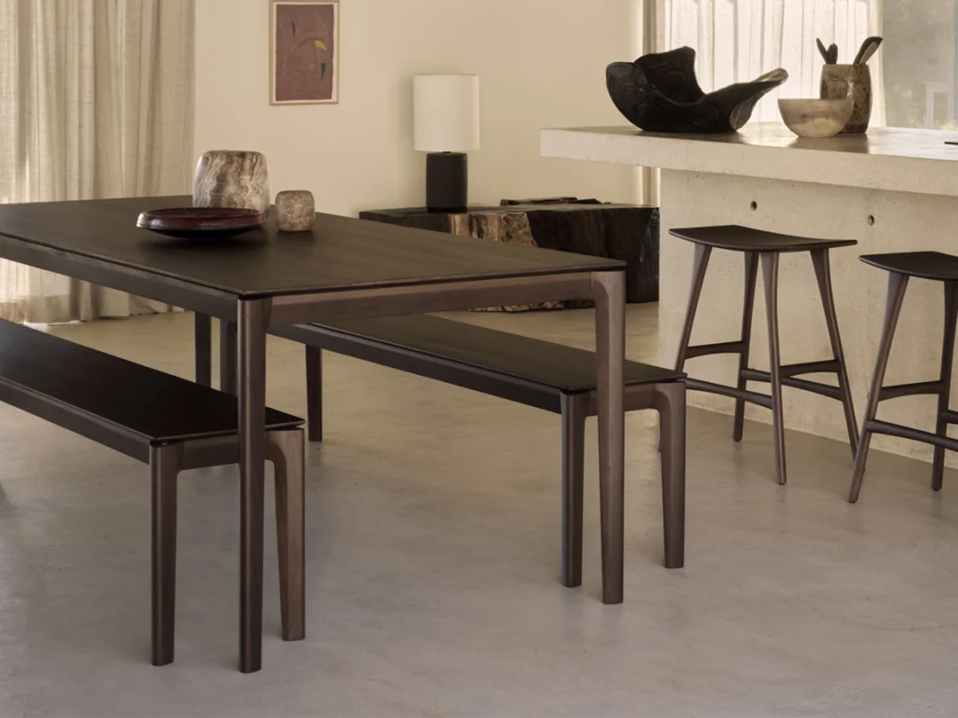 Eettafel Bok - bruin teak