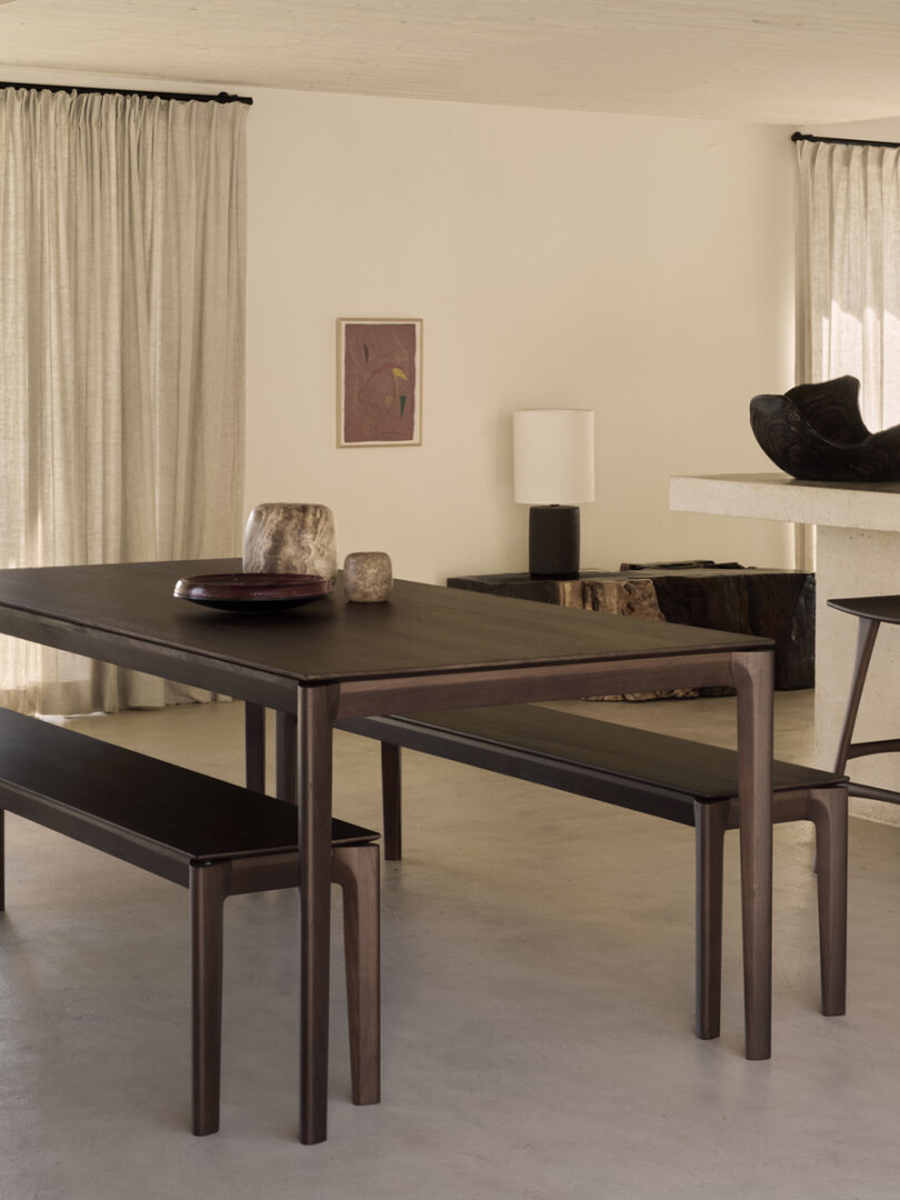 Eettafel Bok - bruin teak