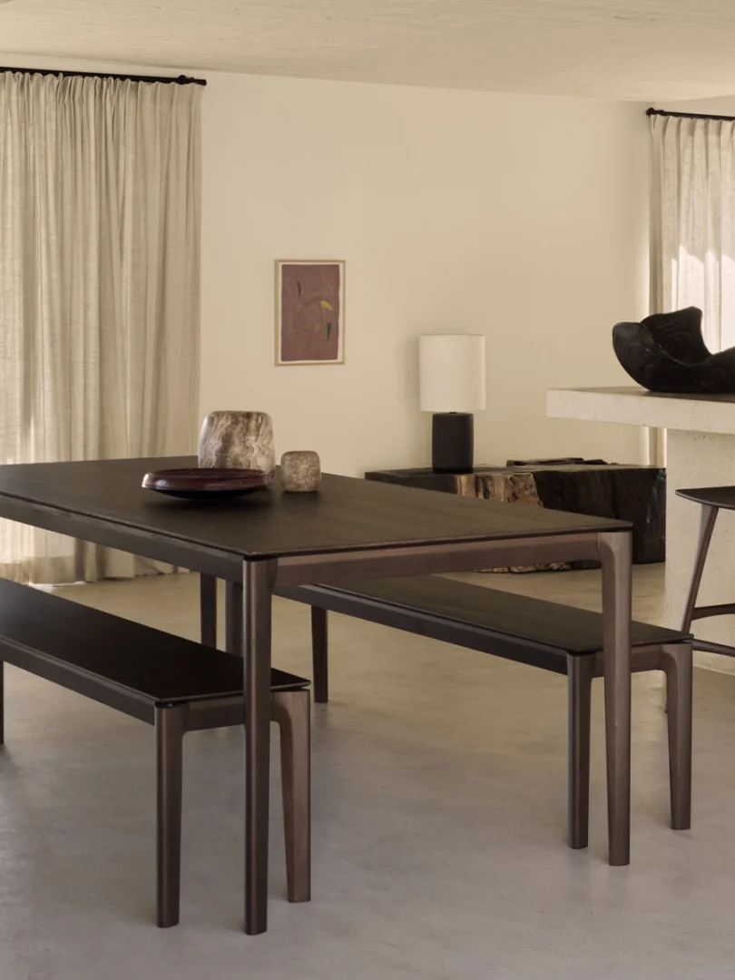 Eettafel Bok - bruin teak