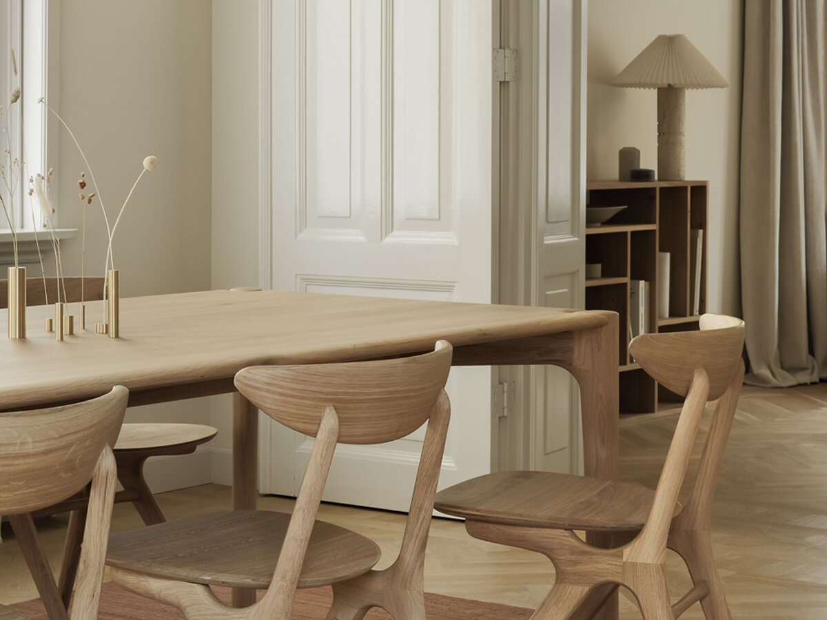 Eettafel PI - naturel eiken