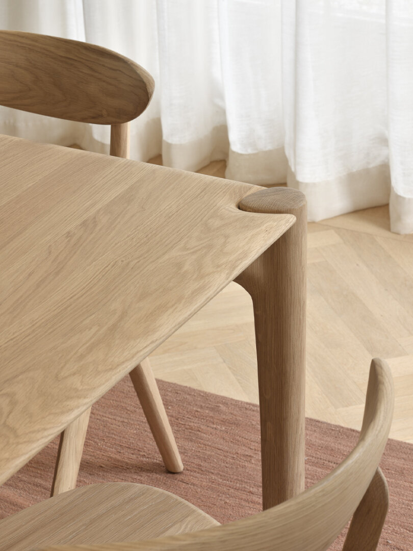 Eettafel PI - naturel eiken